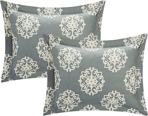 Miniatura 4 de Chic Home Juego de edredón reversible de 3 piezas con estampado bohemio Jerome (DS3330-AN)