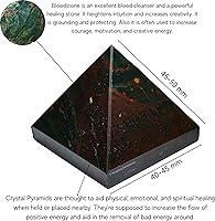 Vista 224 de Amazing Gemstone Amethyst Pyramid Crystal Healing Stones - 2" Great Pyramid Figurine of Natural Stone Pyramid for Meditation, Reiki, Chakra