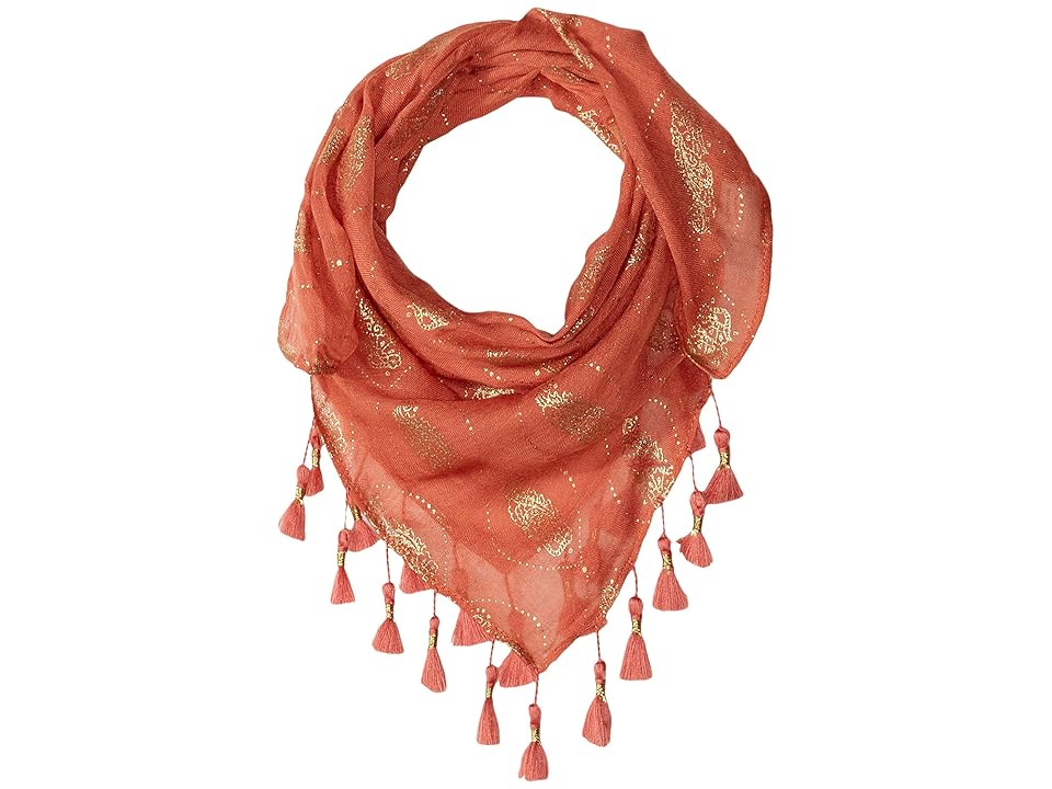 

Chan Luu Foil Printed Neckerchief (Redwood) Scarves, Mahogany