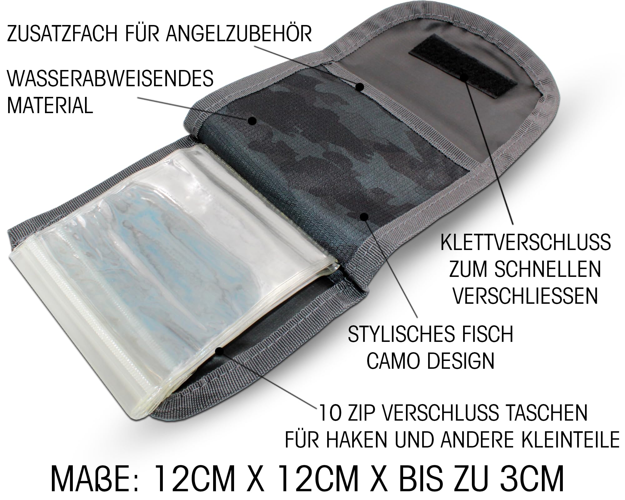 Angel-Berger Vorfachtasche Hakentasche Tasche Vorfachmappe