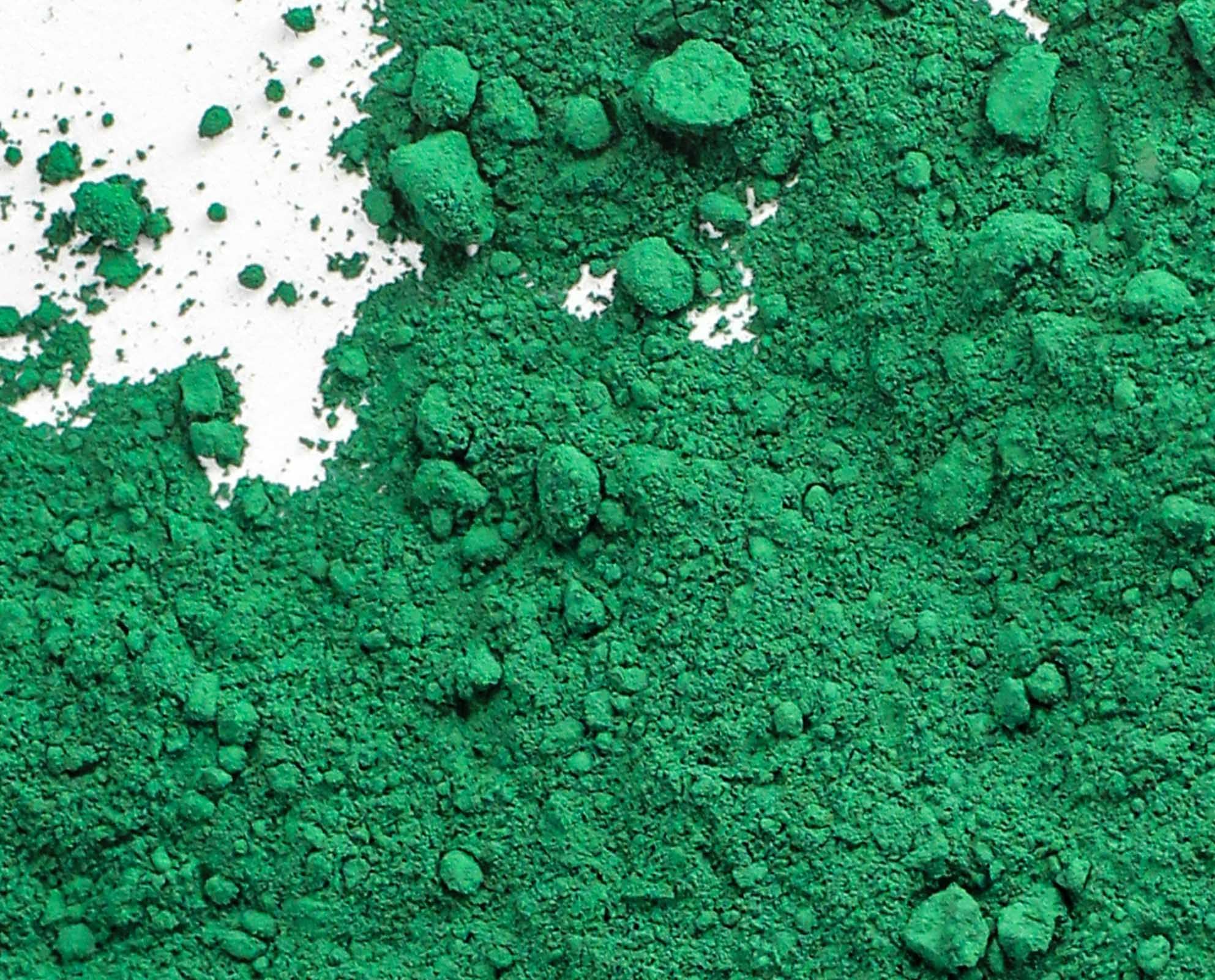 Matte Green Iron Oxide Powder, Concrete Pigment Powder, Cement Dye, Grout Colorant, Color Dye for Stucco Plaster Mortar Paint Coating Wood Stain Putty Epoxy Resin - 5 Oz, Green