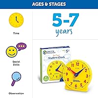 Vista 7 de Learning Resources Big Time reloj de estudiante, 12 horas