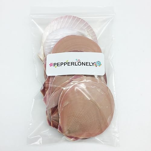 Miniatura 5 de PEPPERLONELY Conchas marinas vieiras diferentes tamaños