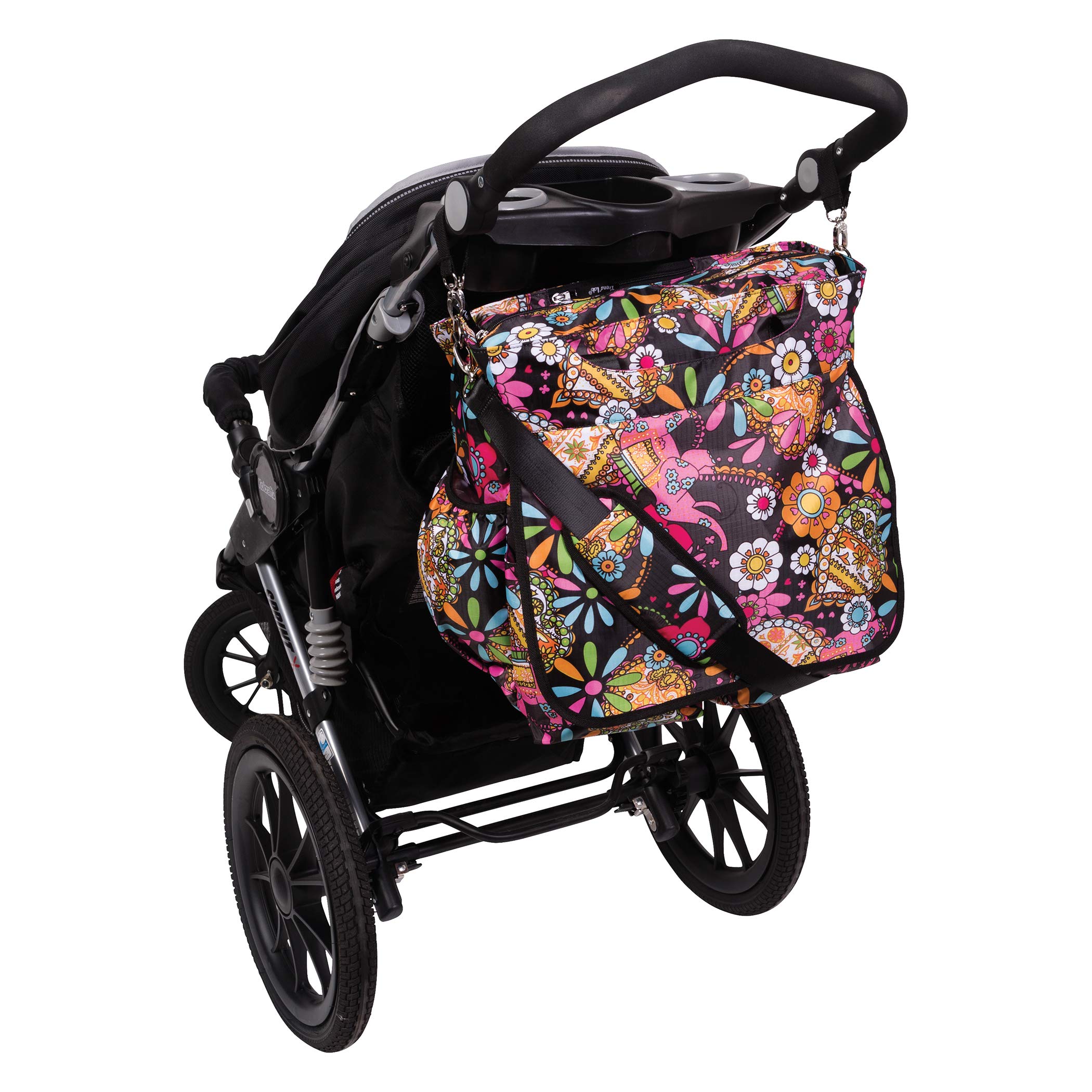 Trend Lab - Bolso para pañales, diseño floral, multicolor