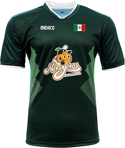 Jersey México Naranjeros de Hermosillo 100 Poliéster_Hecho en México