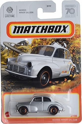 Matchbox Morris Minor Sedán, Plata 5/100