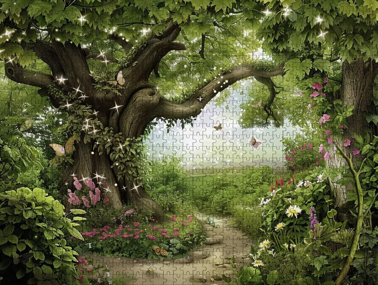 Pianta Puzzle 5000 Pezzi Adulti, Albero Puzzle Legno con Scatola 156x105cm, Idea Regalo Uomo e Donna, Divertimento Per Adulti, per Gioco Familiar, Giochi di Sfida, Squisita confezione Regalo, K-2674
