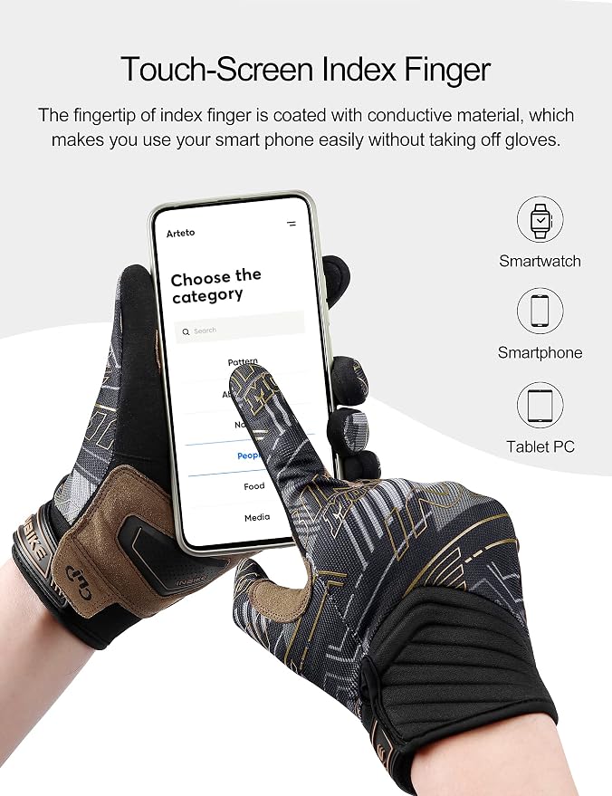 Guantes moto INBIKE con protección nudillos tamaño XL miniatura 3