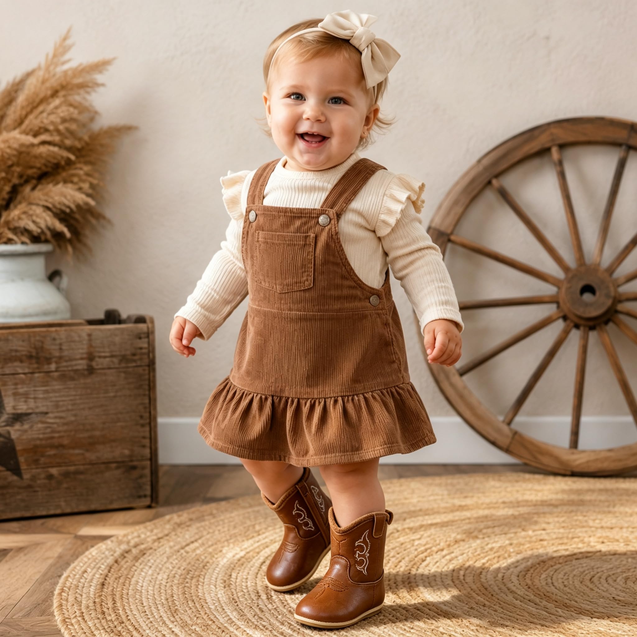 Meckior Tenis de lona para bebés y niñas, suela suave, tobillo alto, zapatos de cuna para primeros caminantes