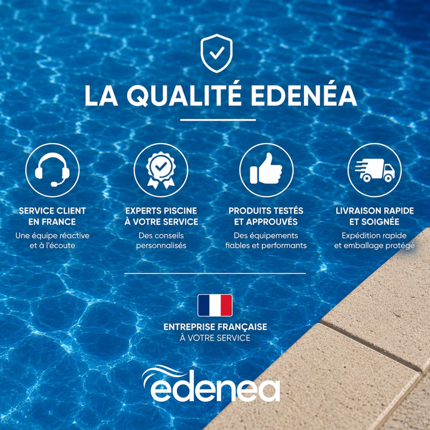 Bâche Solaire Premium 1000x500 cm, Rectangulaire, Bordée Périmètre, 500 Microns, Bleu, Couverture Piscine, 10x5m, Polyéthylène à Bulles, EDG Premium