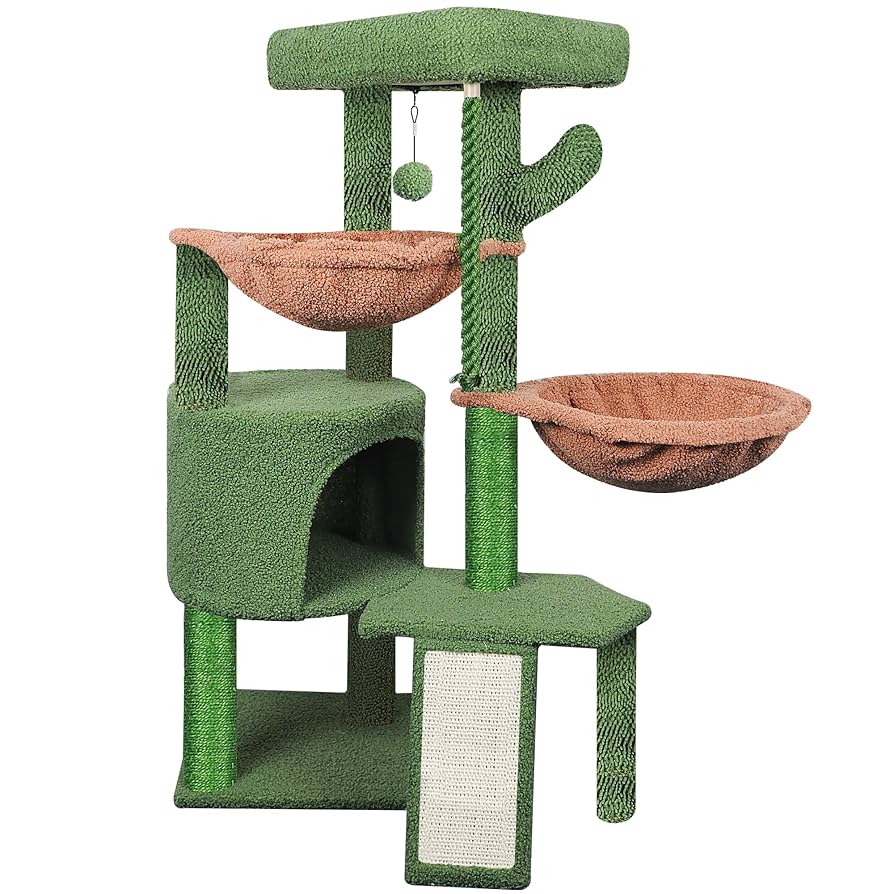 Amazon | TWDEPART キャットタワー 猫タワー 麻紐 安定 猫ハウス