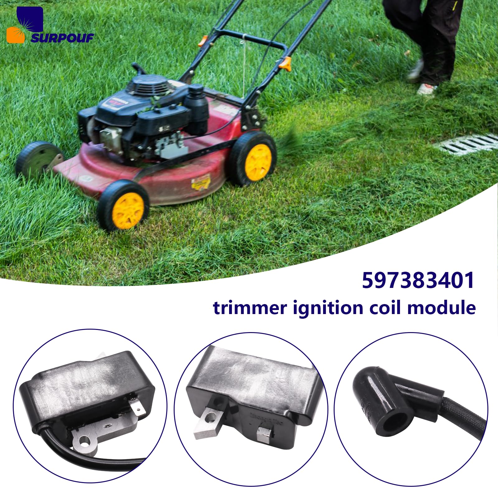 Toefficy # 597383401# 579525402 Fils D'Allumage 129C 129L 129LK 129RJ