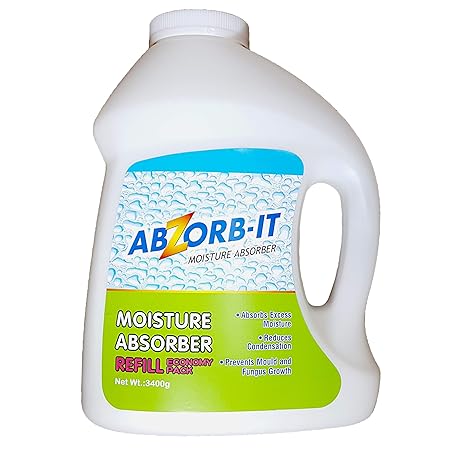 CZ-IT Moisture Absorber Refill Economy Pack, White, 3400 g