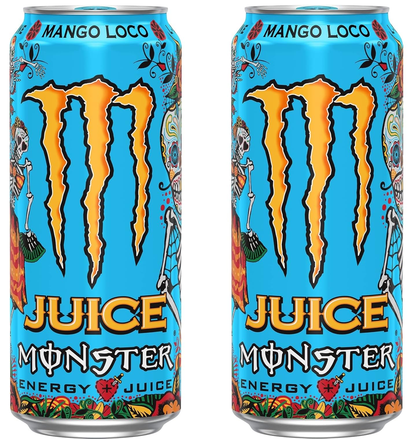 DECADENT Monster Energy Juice Mango Loco, Energy Drink, Each 500, X Pack of 2 (Product Of USA)-image-18