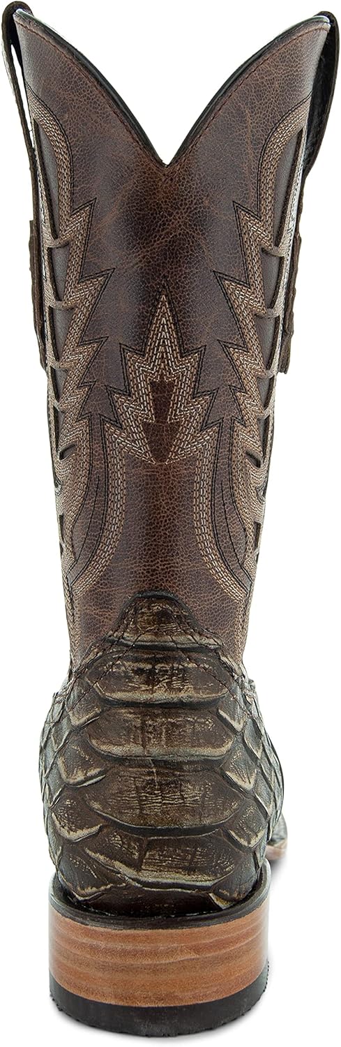 Soto Boots Mens Python Print Boots H50032 - Image 5