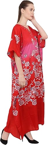 Miniatura 4 de Miss Lavish London Kaftan largo para mujer - Vestido de playa africano y moderno caftán para fiestas y bodas