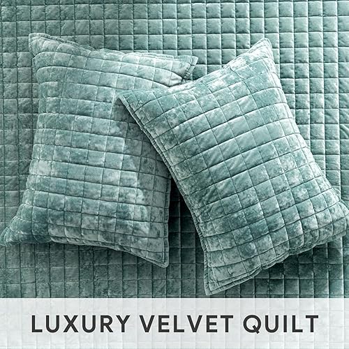 Miniatura 4 de RECYCO Juego de edredón de terciopelo de lujo tamaño King, juego de ropa de cama de terciopelo ultra suave, juego de edredón de terciopelo acolchado