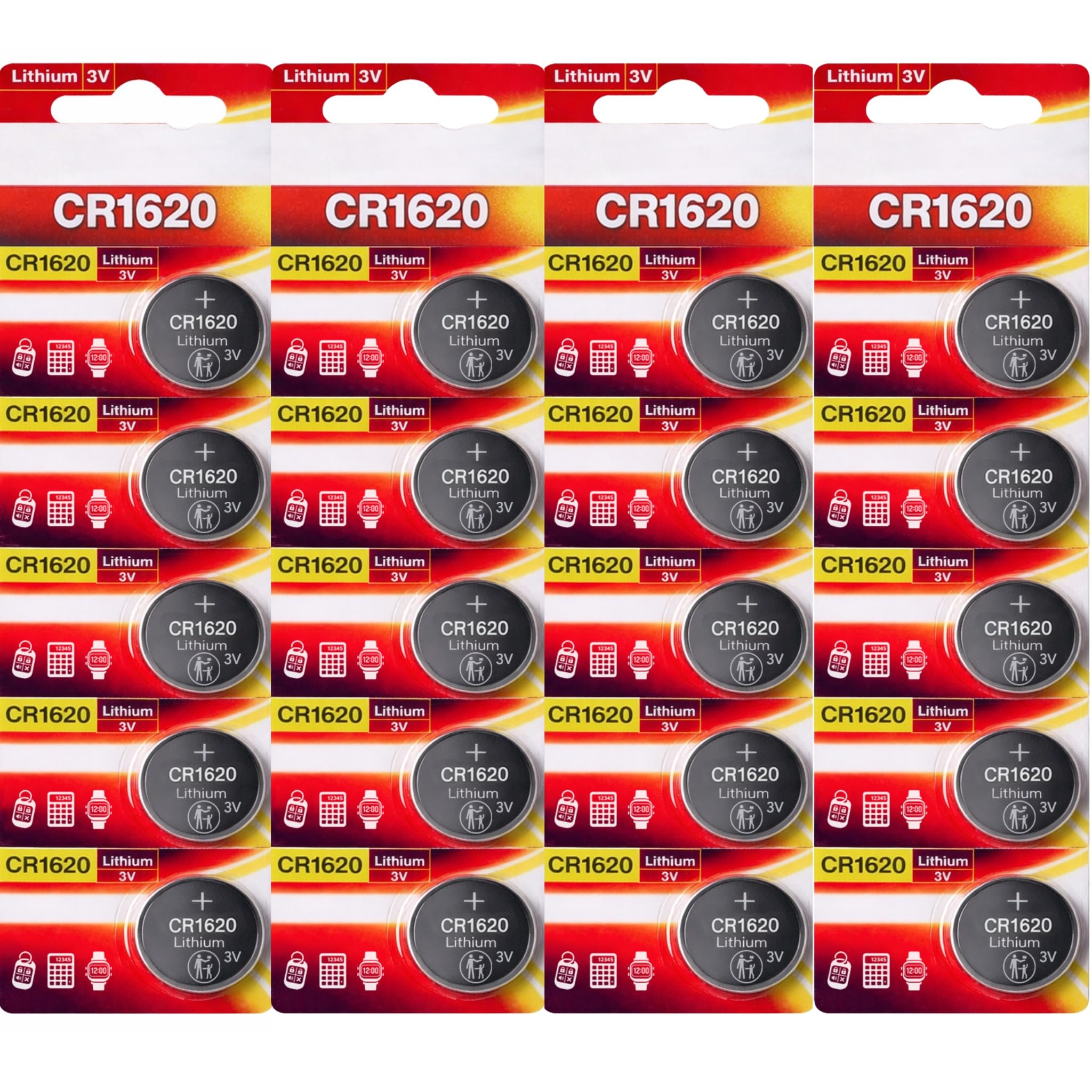 CR2032 Batteries, Long Lasting 3V Lithium Coin Cell 2032 Battery for Apple Airtag, Car Key Fobs, Watches, Heart Rate Monitors, Scales, LED Candles, Calculators & Other Small Devices (Pack of 2) — view 34