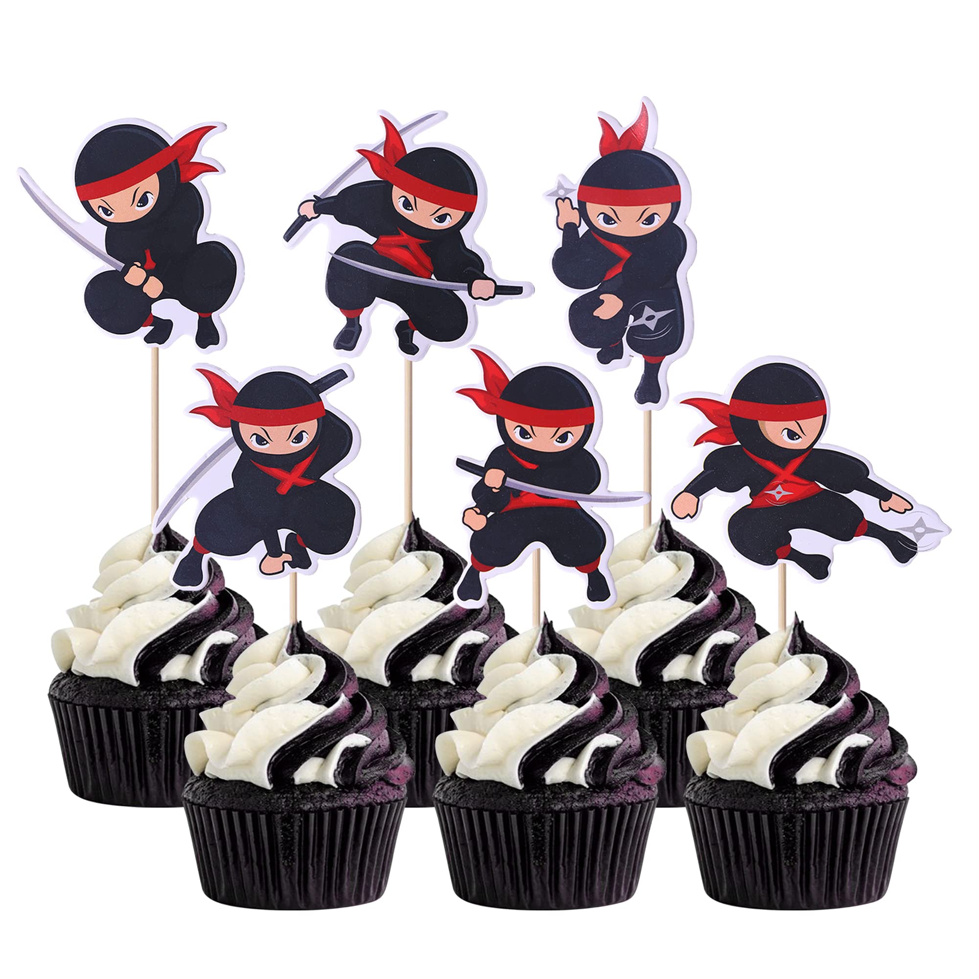 Ninja Cupcake Toppers ubicaciondepersonas.cdmx.gob.mx