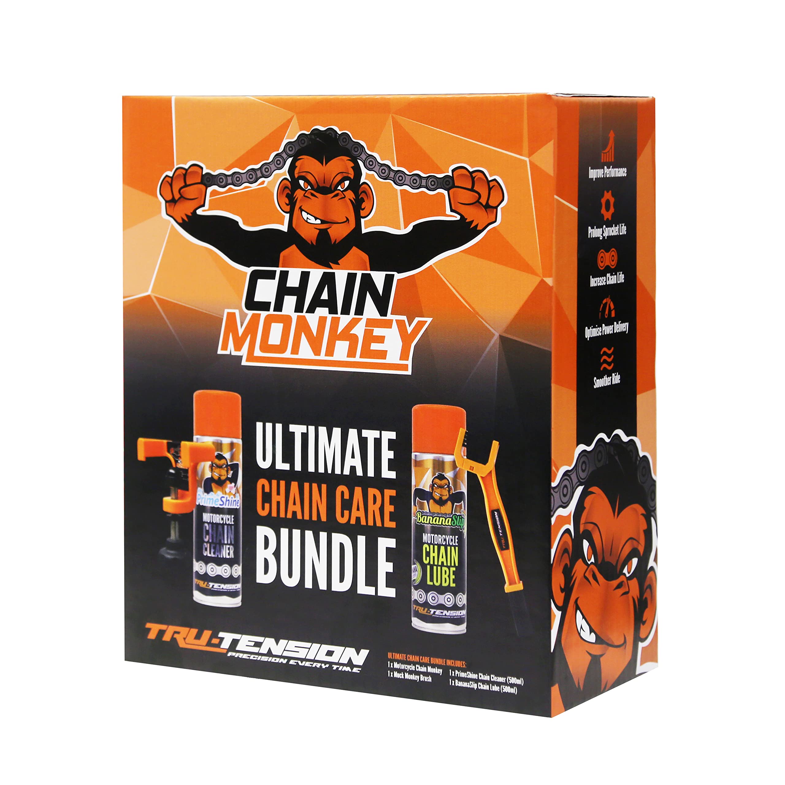 Tru-Tension | Ultimate Chain Care Bundle | Motorradwerkzeuge & Zubehör