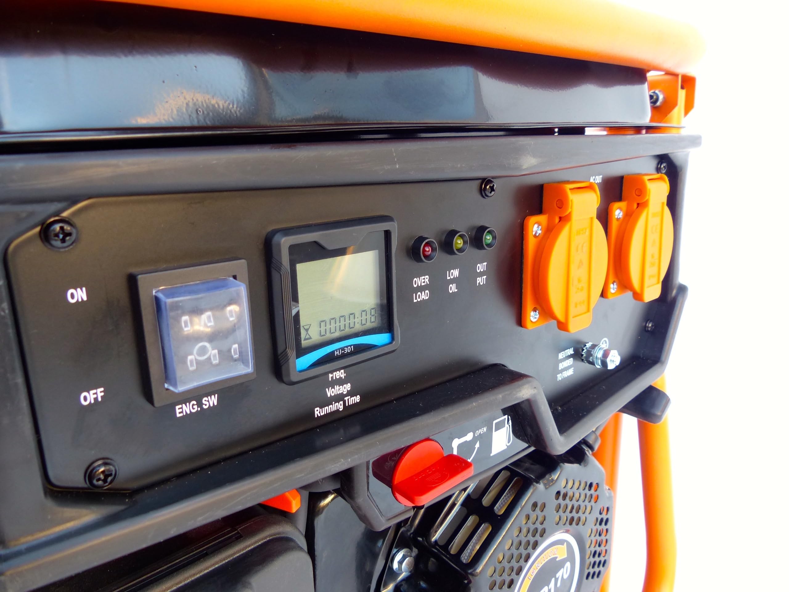 KnappWulf Generador inversor KW3600 con generador de emergencia monofásico 230 V Adecuado para terminales sensibles 3200 W