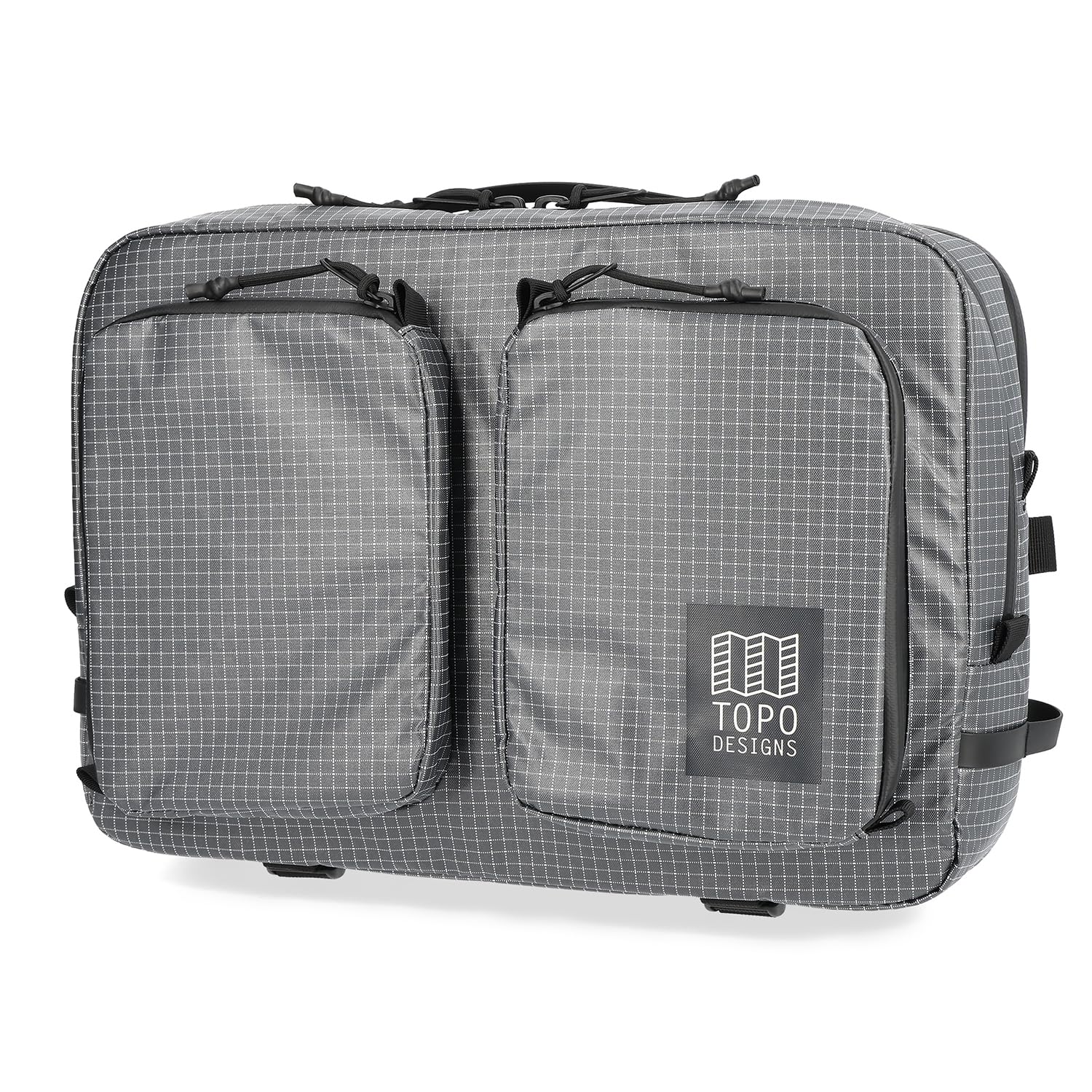 Topo Designs Apex Global Briefcase – Nylon Ripstop Fabric, Weatherproof Commuting Travel Pack with Oversized Zips, Made with 100% Recycled Materials (