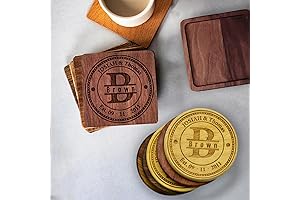 Personalized Coasters Bundle: Unique Protection for Your Surfaces