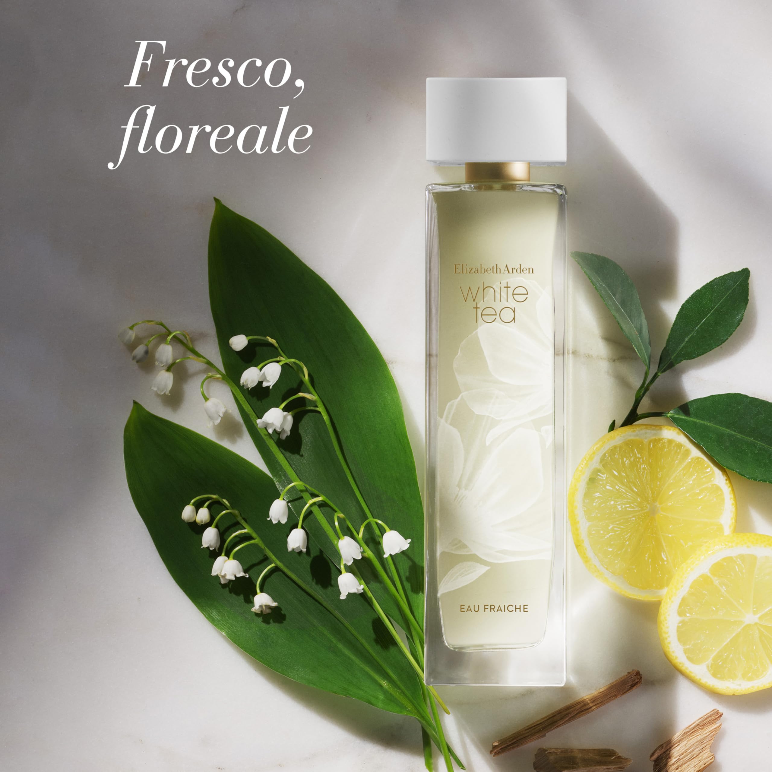 Elizabeth Arden White Tea Eau Florale Eau de Toilette Profumo Femminile e Delicato, con Note Floreali e Ingredienti Raffinati, 30 ml
