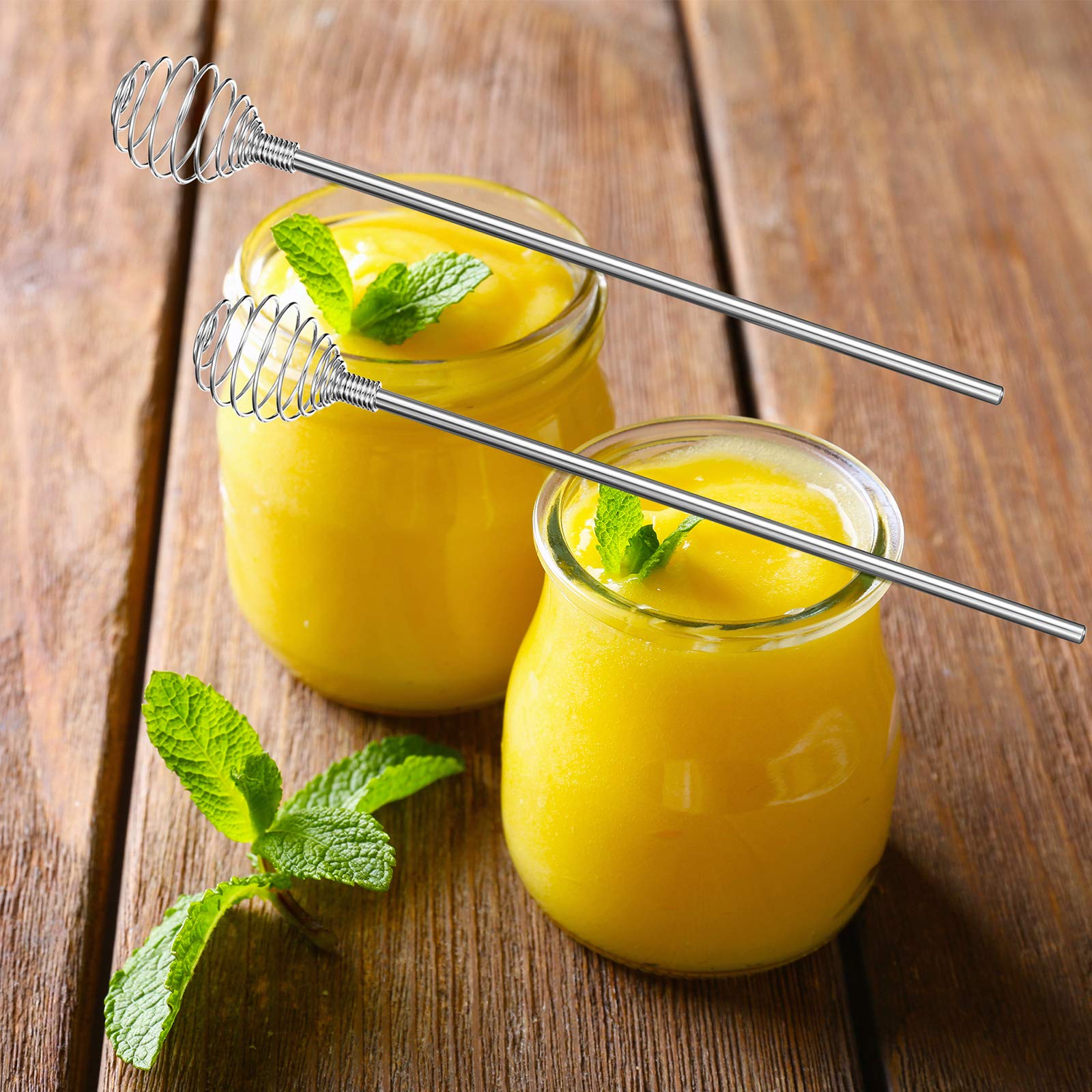 8 Pieces Coffee Stir Sticks, Stainless Steel Specialty Spoons Spherical