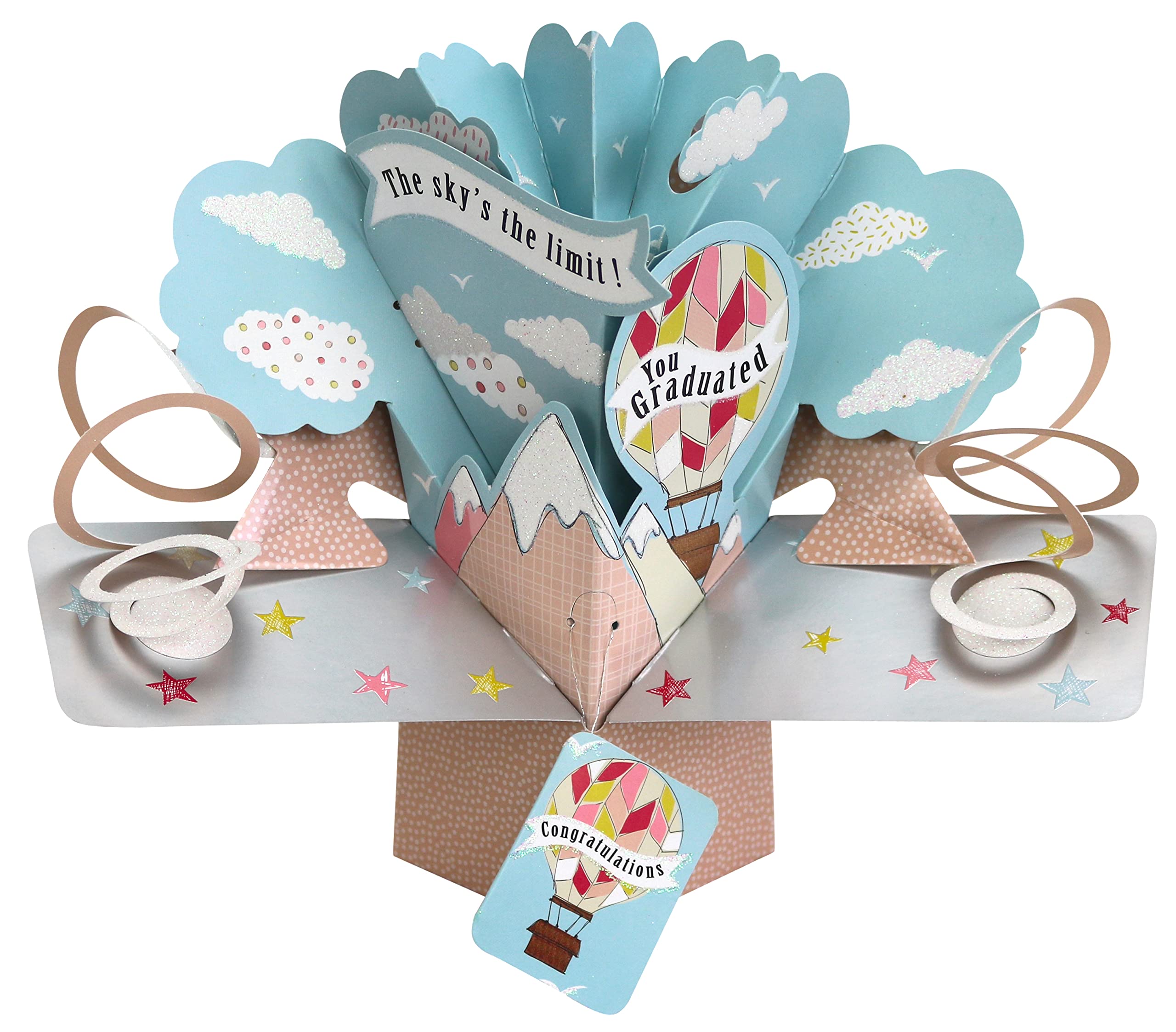 Snapklik.com : Iconikal Pop Up 3D Graduation Greeting Card