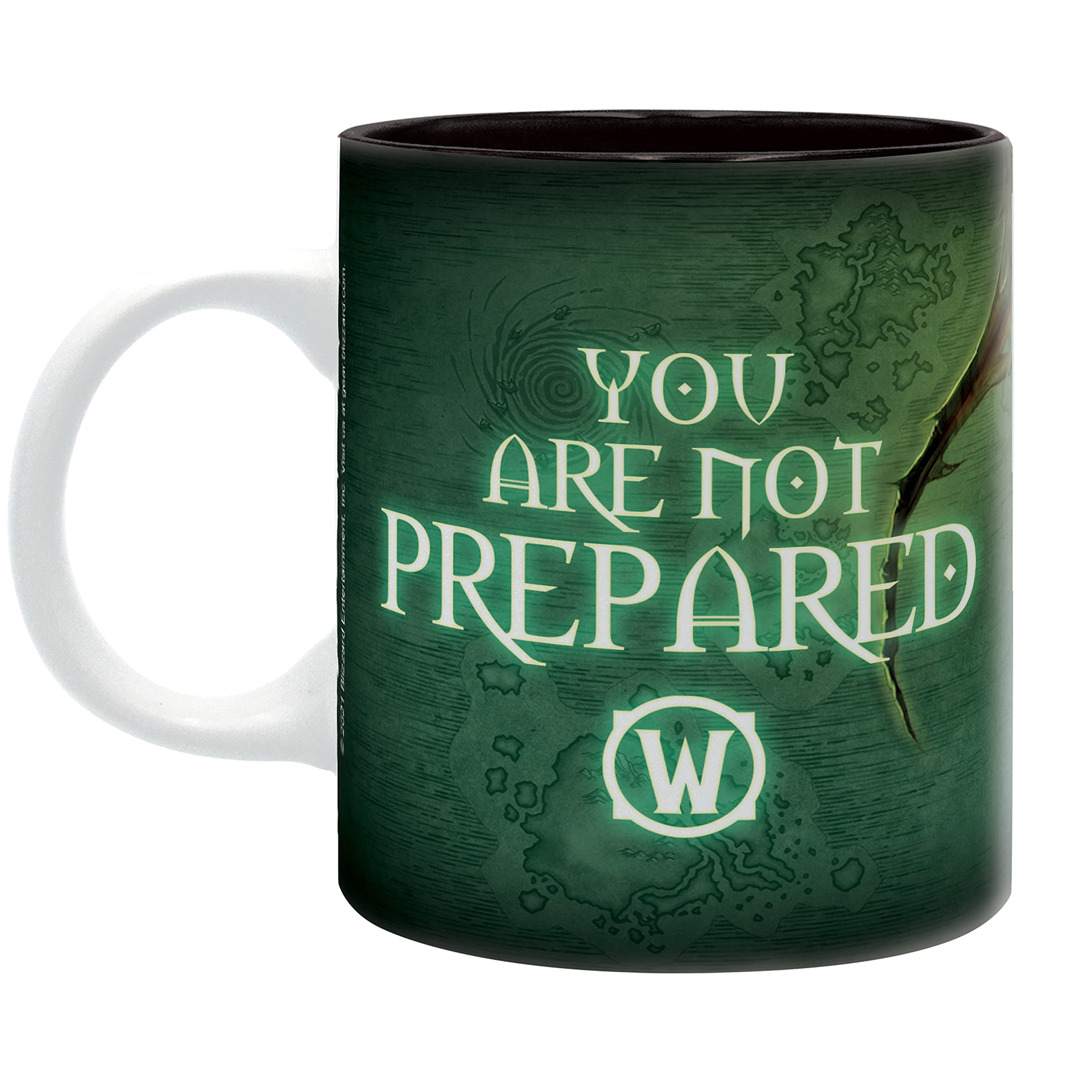 ABYSTYLE World of Warcraft Illidan Ceramic Coffee Tea Mug 11 Fl Oz World of Warcraft Merchandise Video Games Gift