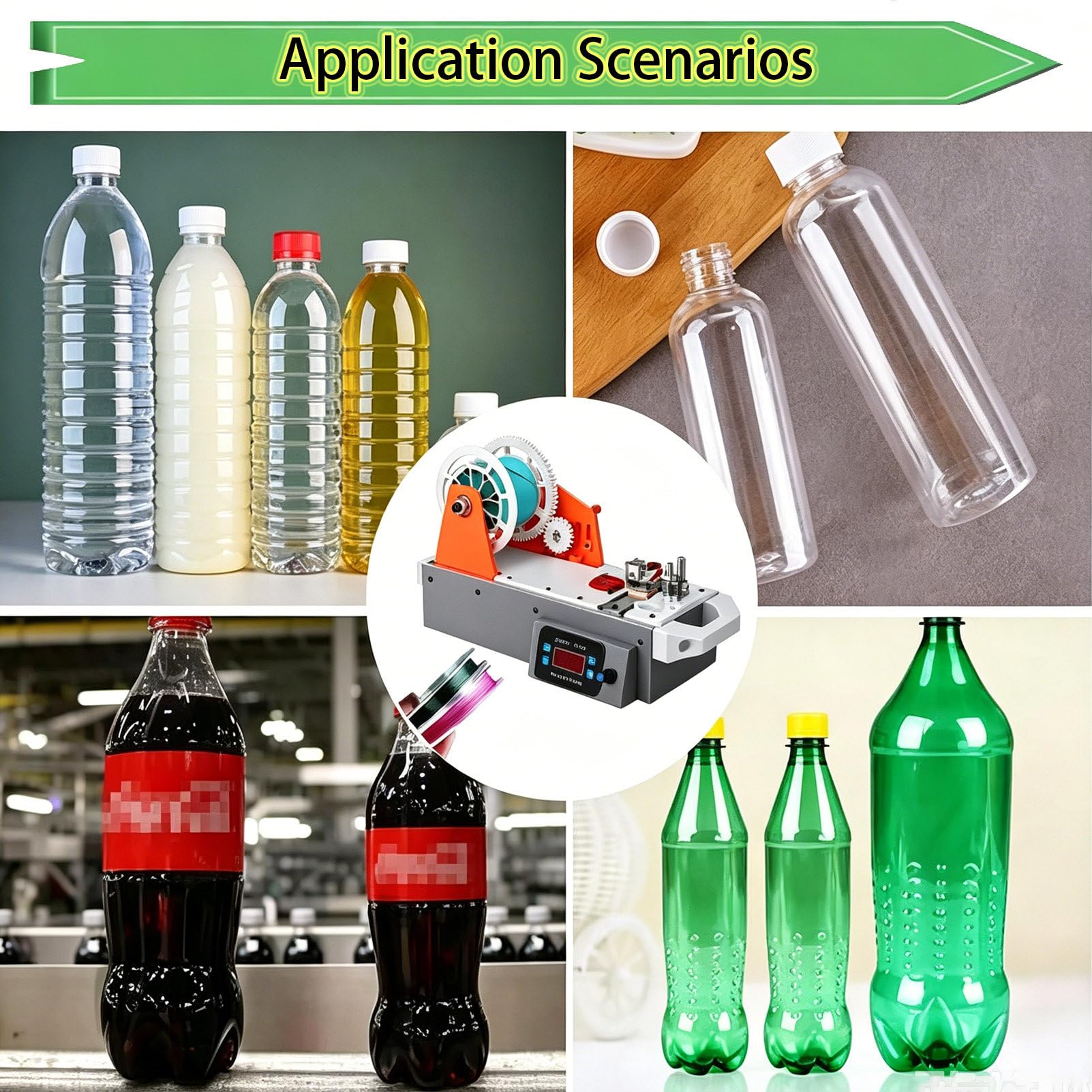 Reciclador de botellas de PET reciclado para familias, máquina de fabricación de filamentos de escritorio 3D, reciclaje de plástico ecológico, para familias, estudios pequeños, fabricantes de