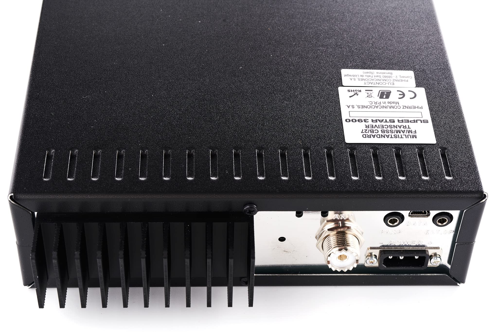 Super Star 3900 Émetteur-Récepteur Mobile CB 27 MHz AM/FM/USB/LSB, 12W SSB, Noir et Argent