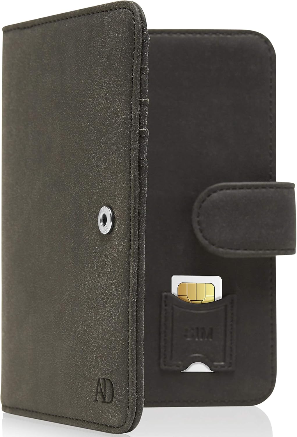 Passport Holder Cover Wallet RFID Blocking - Handmade Leather Passport Case Travel Document Organizer For Men & Women
