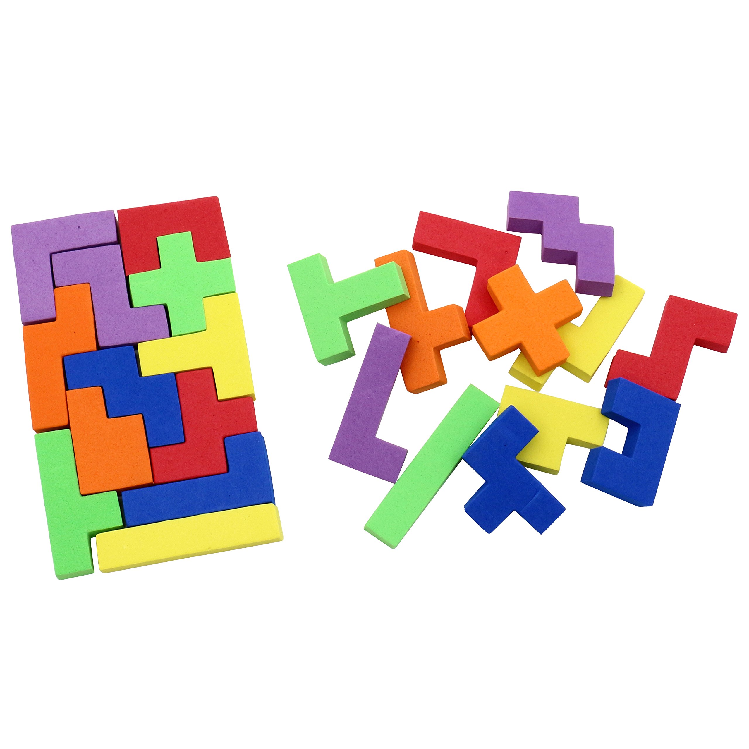 Amazon | こどもクラブ スポンジブロックパズル 25個入 0016582 82574