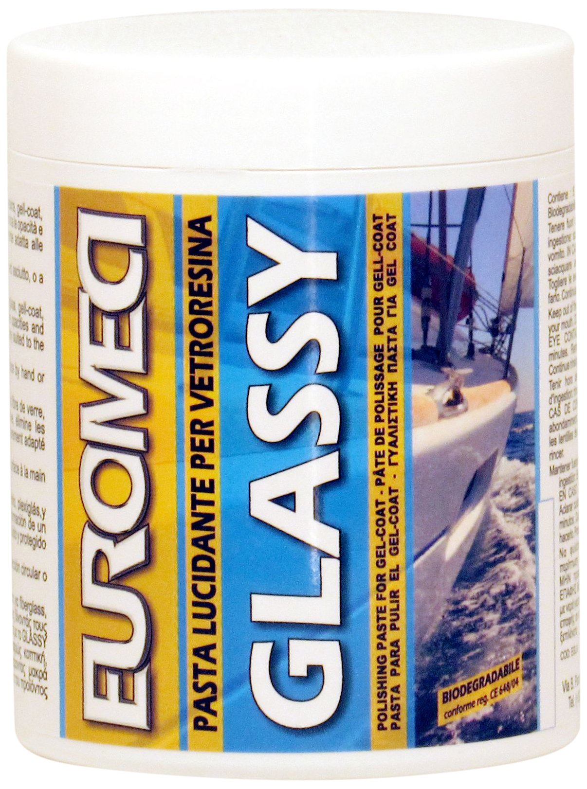 Forte, Detergente sgrassante nautico energico, 5000 ml & EGLA5, Pasta Lucidante, Bianco, 500 ml