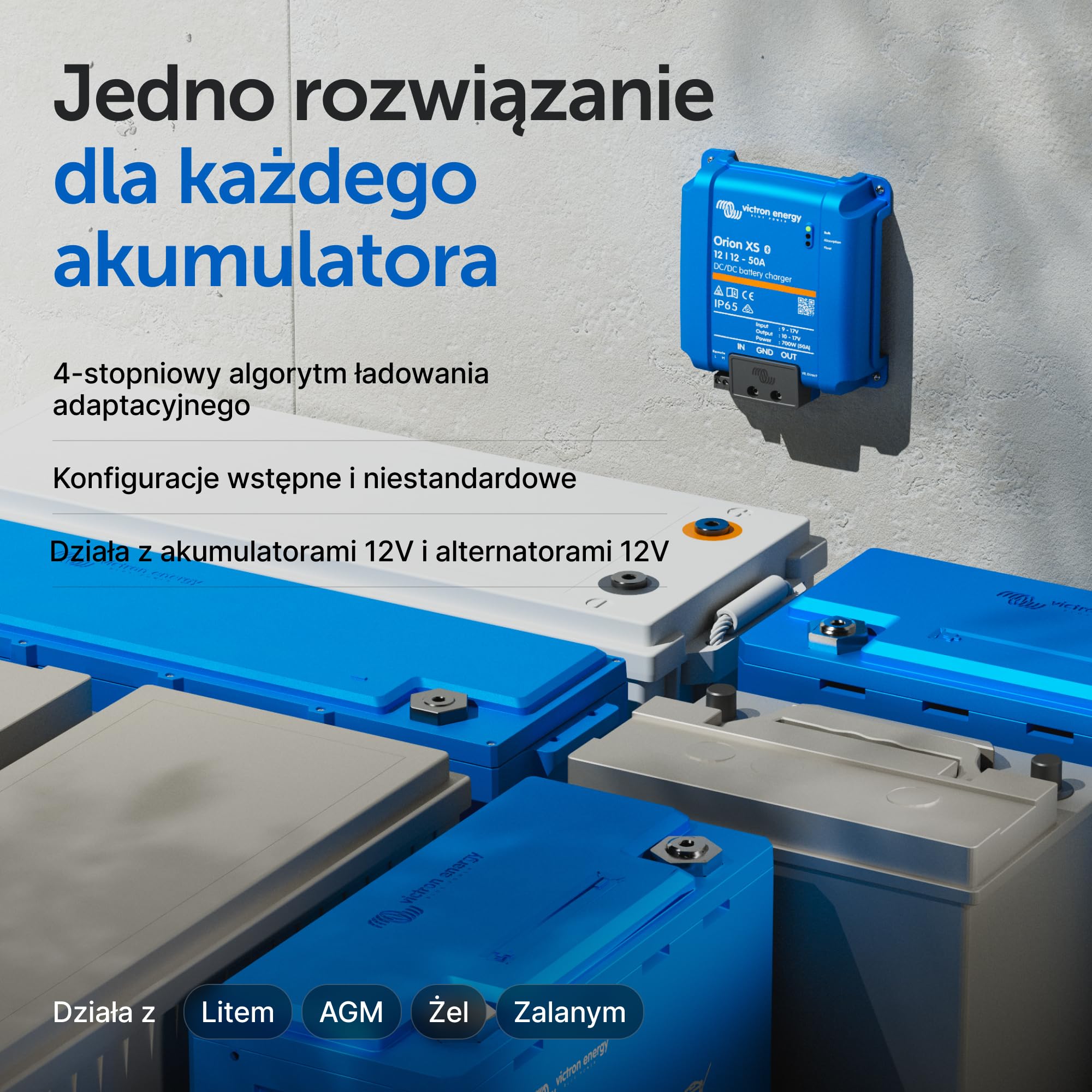 Victron Energy Ładowarka akumulatorów Orion XS 12/12 V 50 A DC-DC