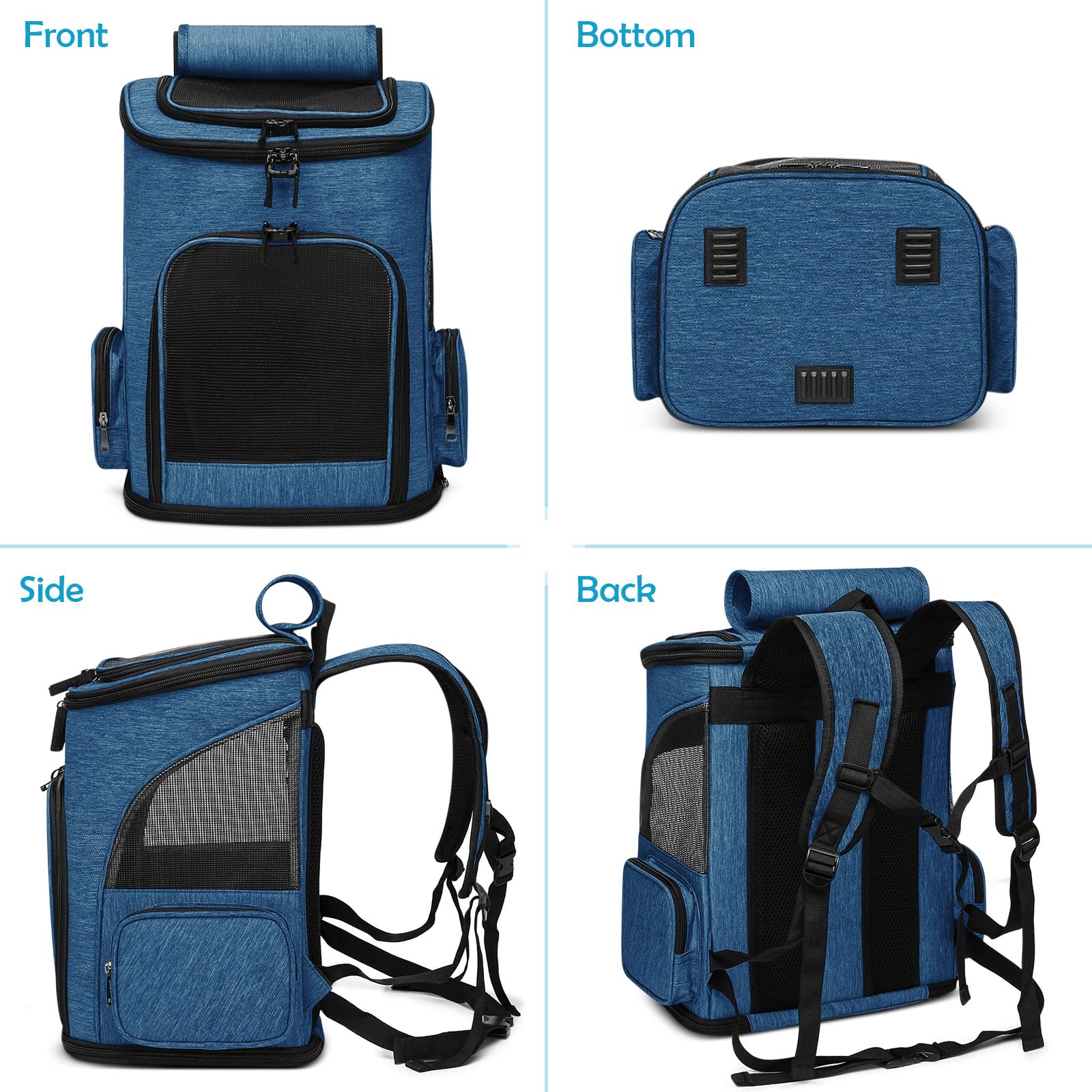 ALLSOPETS Portatile Zaino per Cani Gatti Zaini Porta Cane Marsupio ALLSOPETS Portatile Zaino per Cani Gatti Zaini Porta Cane Marsupio