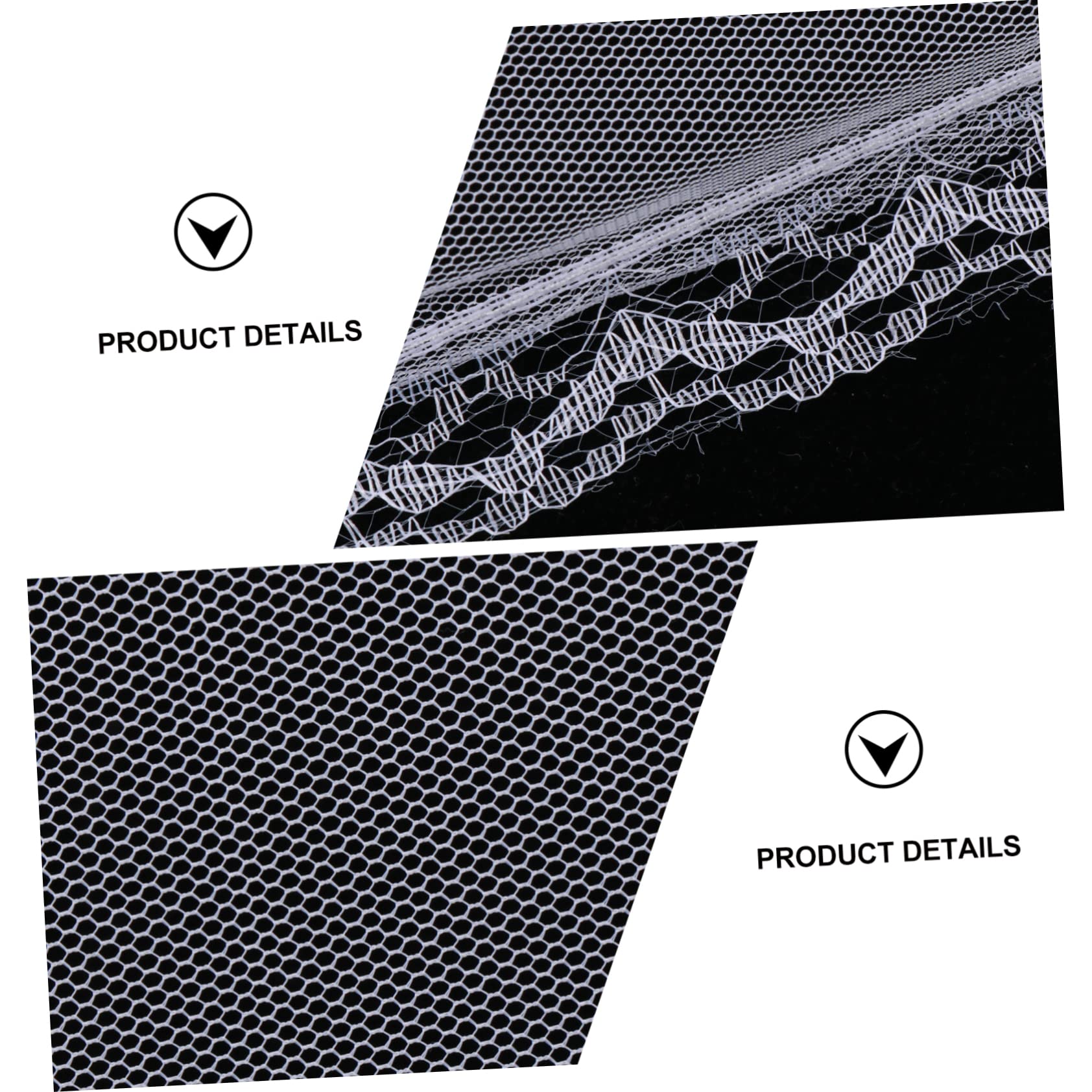 PRETYZOOM 6pcs Mesh Food Cover Kitchen Food Covers Food Screen Protector Picnic Food Net -up Food Cover Tents Food Cover Net Foldable Food Cover - Cover Cake Dome White Parasol