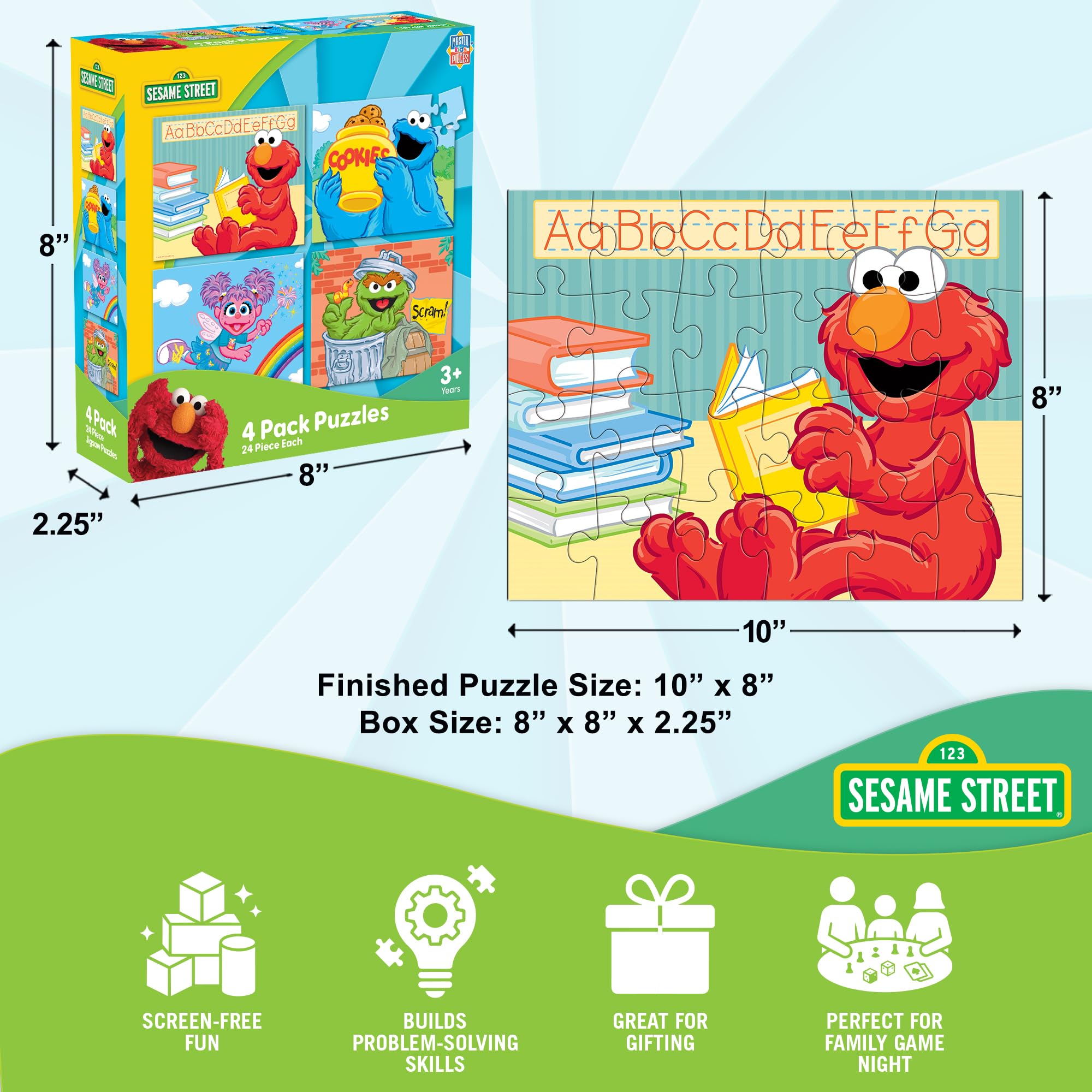 Amazon | MasterPieces パズルセット - 4パック 24ピース