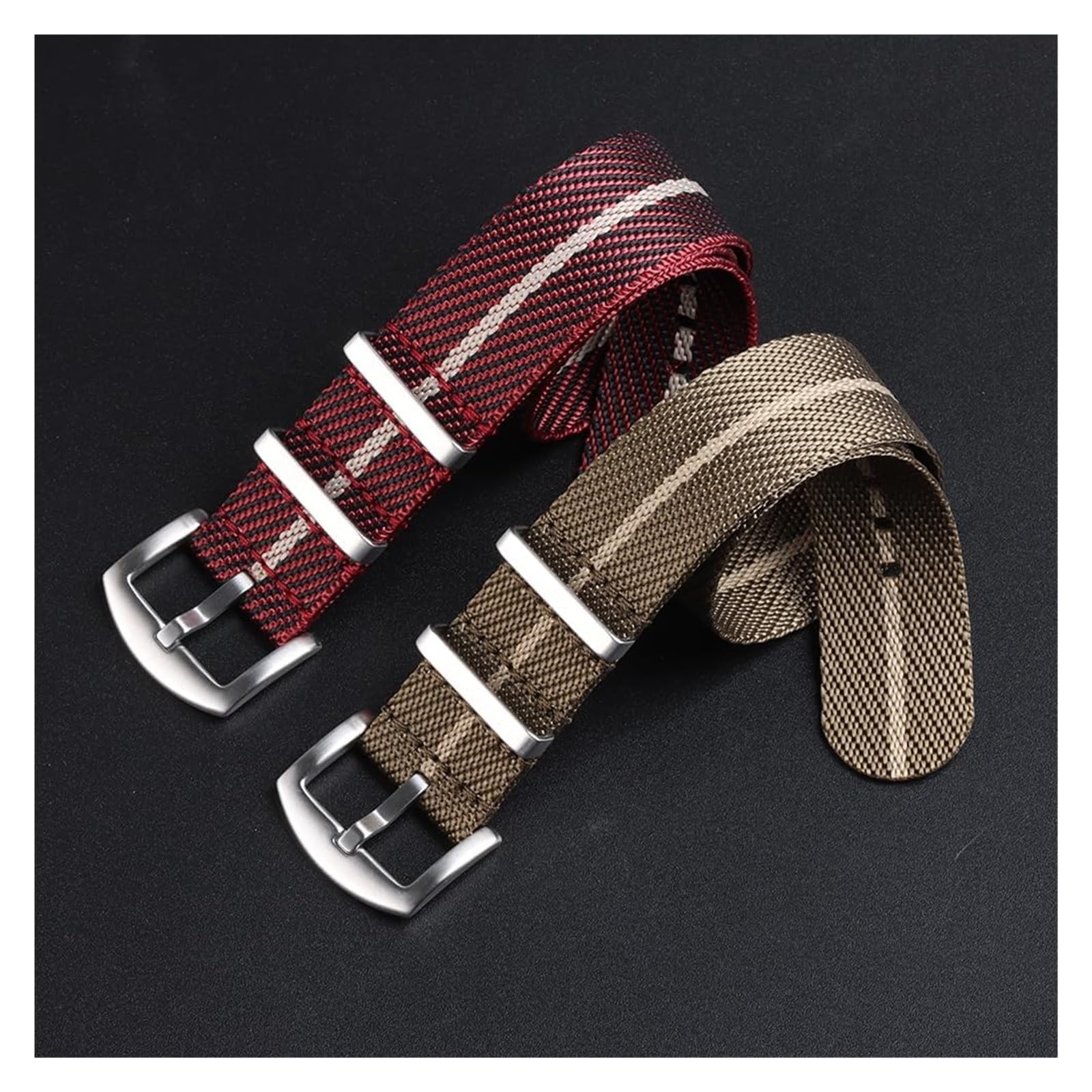 Remplacement du bracelet de la montre intelligente Bracelet de montre en Nylon 20mm 22mm, Bracelet de Sport universel, Bracelet de montre de remplacement