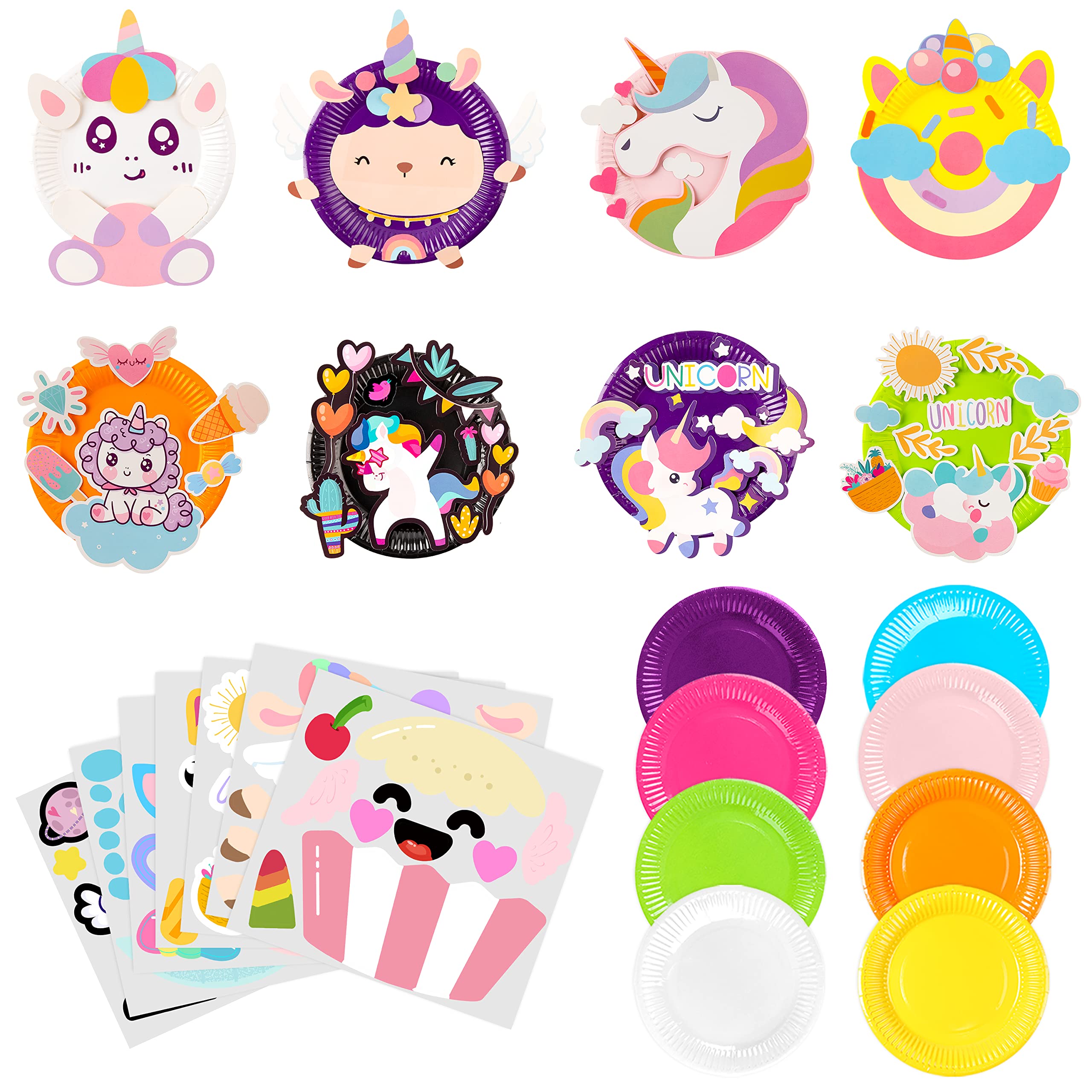 Amazon.com: D2ucco 32 Pcs Unicorn Paper Plate Art Kit Educational DIY Craft  Early Learning Art Project Classroom Activities Party Gifts Learning Games  Holiday Crafts Christmas Activities Aged Above 12 Boys Girls :