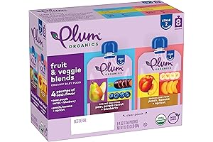 Parent's Choice Organic Baby Food Stage 2 Fruit and Veggie Variety Pack