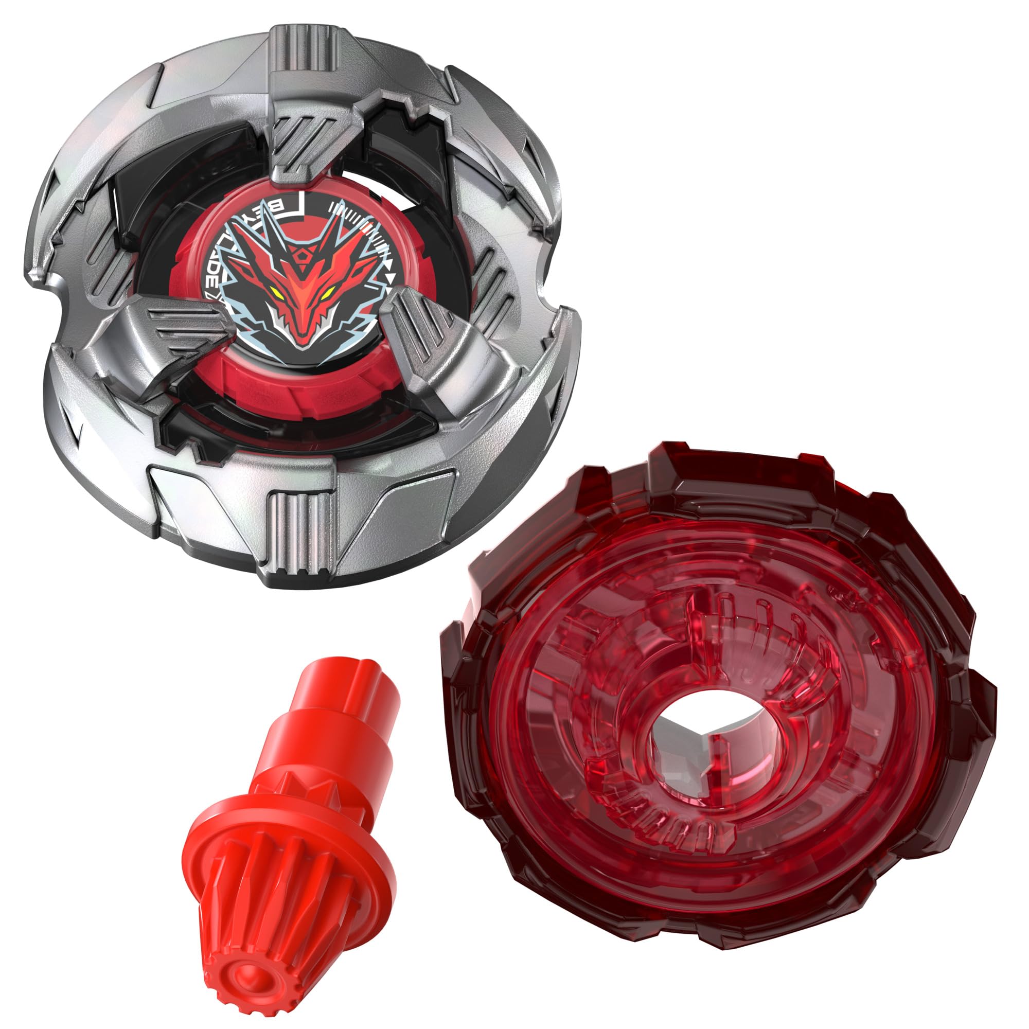 Pakiet startowy Beyblade X Shelter Drake 7-80GP BX, bączek i wyrzutnia