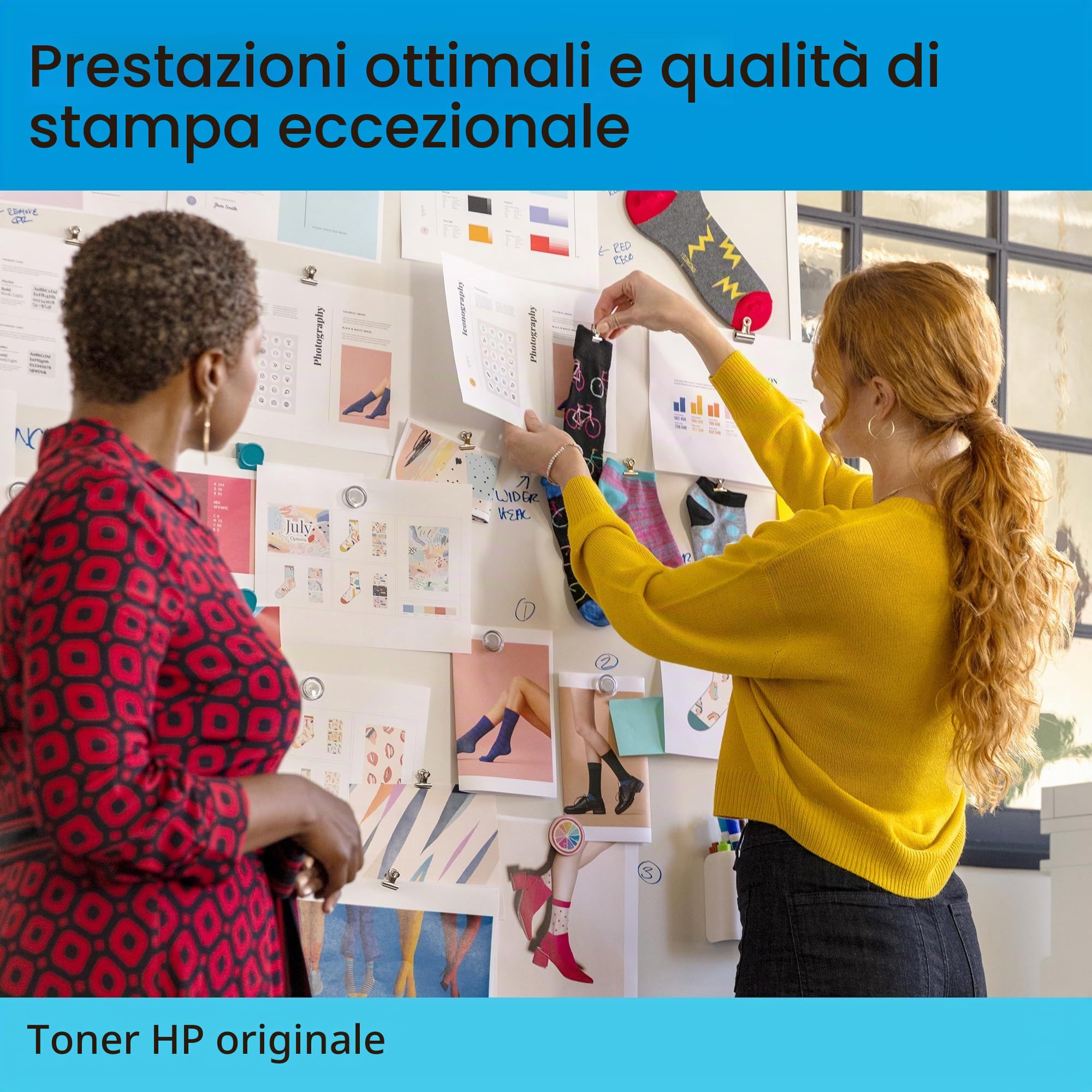 HP 219A W2192A Giallo, Cartuccia Toner Originale da 1200 Pagine, Capacità Standard, Compatibile con le Stampanti LaserJet Pro serie 3202 e 3302