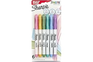 Sharpie S- Note Highlighters Chisel Tip Assorted Pastel