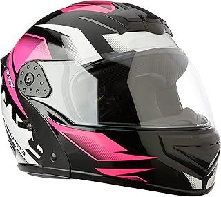 Capacete Robocop Escamoteável MIXS Gladiator Storm 60 Rosa