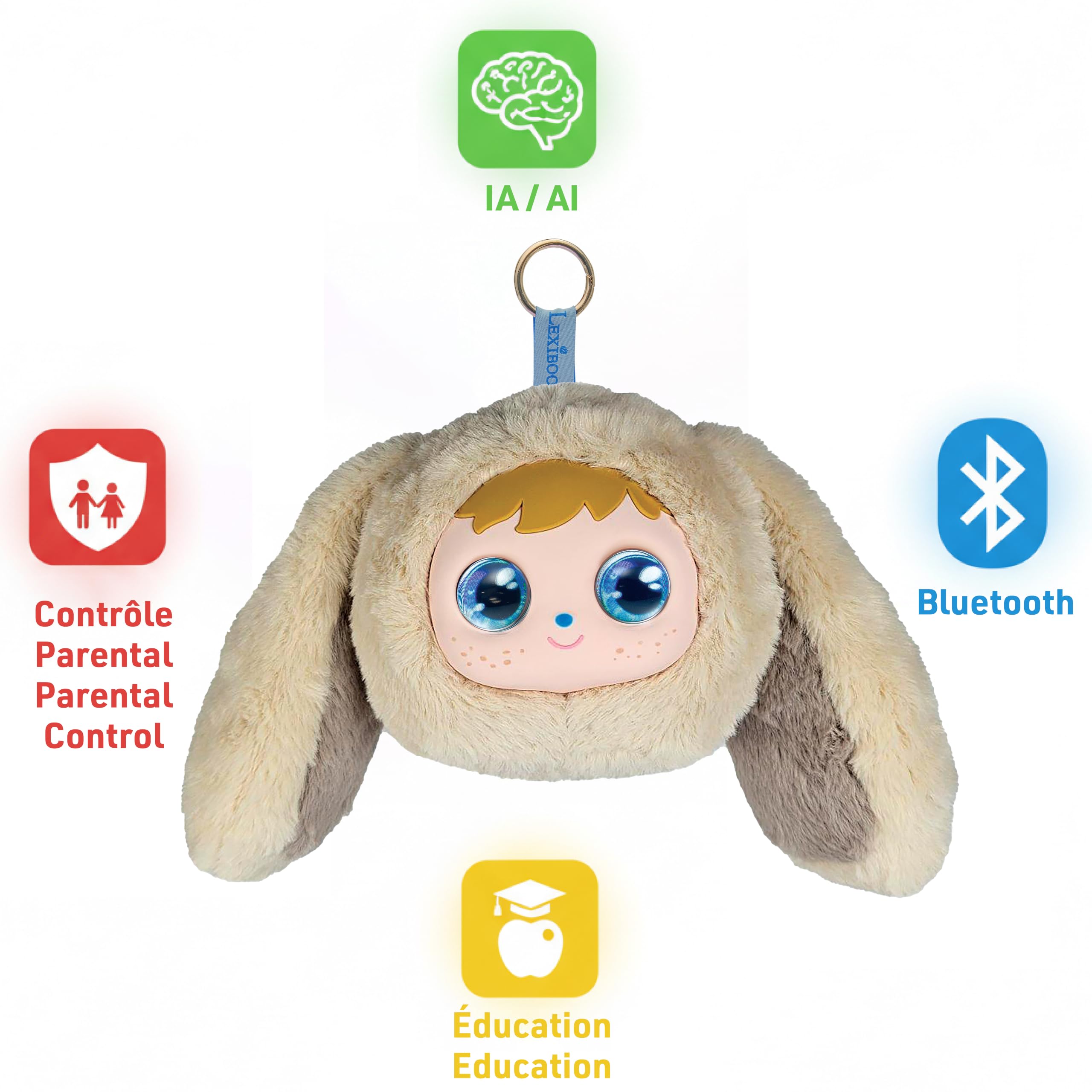 Lexibook, ELO Coco, Peluche Interattivo con Intelligenza Artificiale