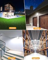 MEIKEE 35W LED Reflektor Mozgásérzékelővel - 3440LM, 6500K Hideg Fehér, IP66 Vízálló, 10 Fényerőszint, Távirányítóval - Kerthez, Garázshoz,  7