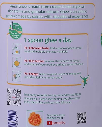 Miniatura 5 de Amul Pure Ghee, 1L (31.92 oz)